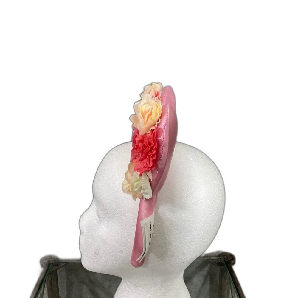 Disney Parks Exclusive Minnie Mouse Ears Headband PINK FLORAL Flower- Garden OS